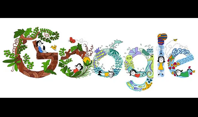 pune girl drawing taken as google doodle on children day- India TV Hindi