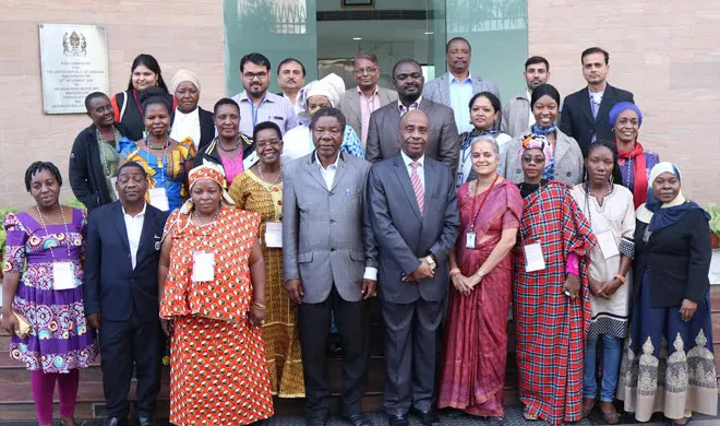 Group photo of Indo Tanzania delegation- India TV Hindi