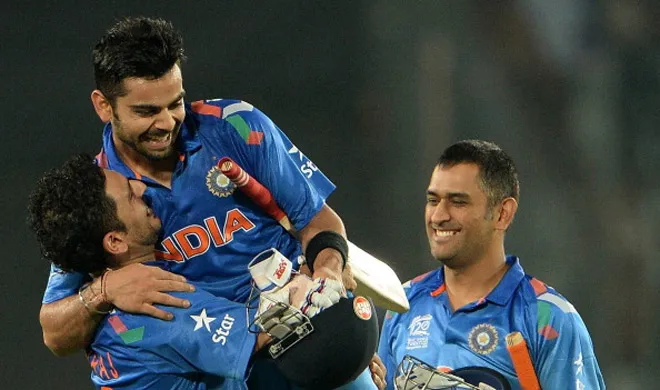 Kohli, Yuvraj and Dhoni | PUNIT PARANJPE/AFP/Getty Images- India TV Hindi