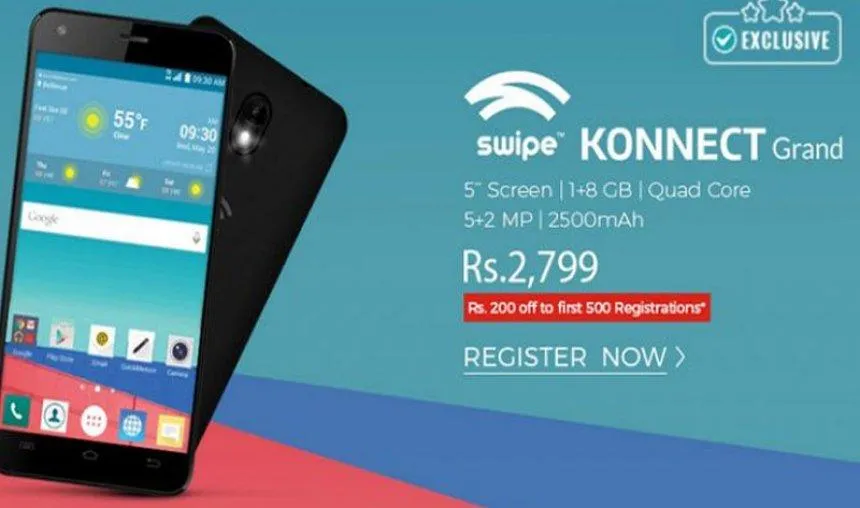 स्‍वाइप ने पेश किया 4G VoLTE सपोर्ट से लैस कनेक्‍ट ग्रांड, शॉपक्‍लूज पर कीमत 2799 रुपए- India TV Paisa