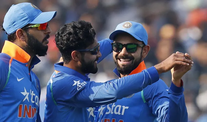 Yuvraj, Ravindra and Virat | AP Photo- India TV Hindi