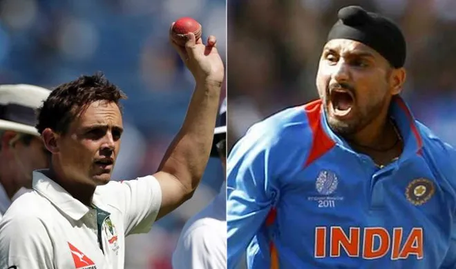 O Keefe and Harbhajan Singh | AP Photo- India TV Hindi