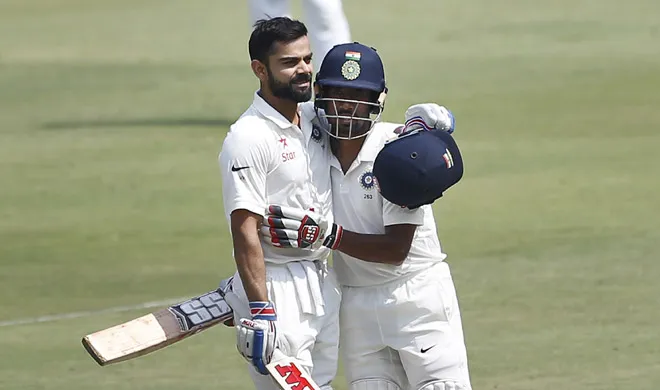Virat Kohli and Wriddhiman Saha | AP Photo- India TV Hindi