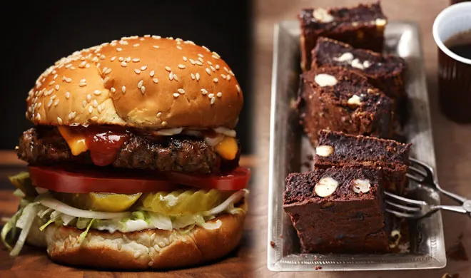burger and brownies - India TV Hindi