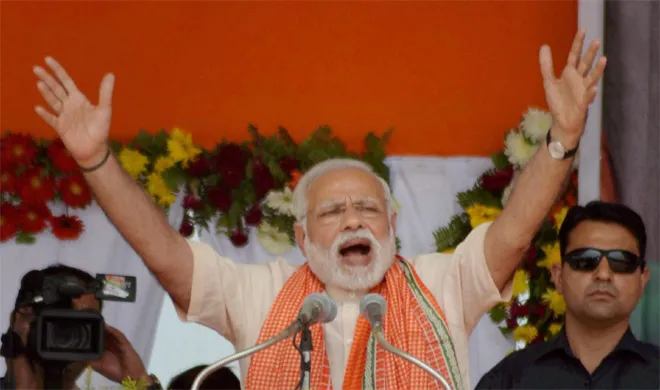 PM Modi addressing rally in Varanasi Rohaniya | PTI Photo- India TV Hindi