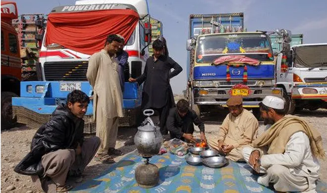 Trucks at Pak-Afghan Border | AP Photo- India TV Hindi