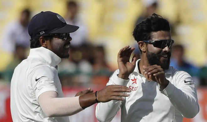 Umesh Yadav and Ravindra Jadeja | AP Photo- India TV Hindi
