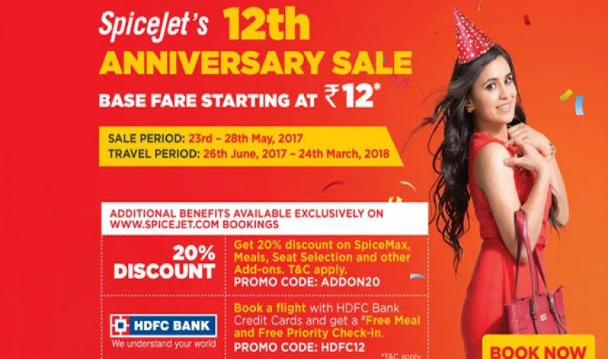 12th anniversary sale: सिर्फ 12 रुपए में Spicejet के साथ कीजिए हवाई सफर- India TV Paisa