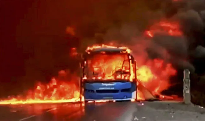 Mandsaur bus fire- India TV Hindi