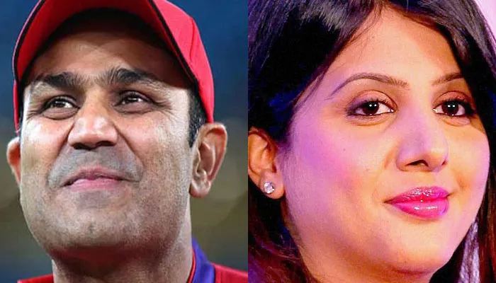Virender Sehwag with wife- India TV Hindi