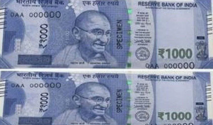 सरकार का नहीं है 1,000 का नोट फि‍र से लाने का इरादा, वित्‍त मंत्रालय ने किया ऐसी योजना से इनकार- India TV Paisa