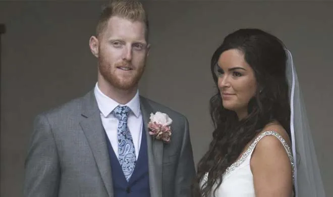 Ben Stokes with Clare Ratcliffe- India TV Hindi