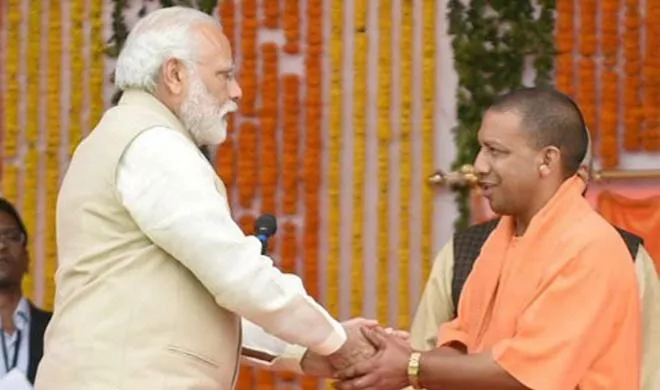 PM Narendra Modi and CM Yogi Adityanath | PTI Photo- India TV Hindi