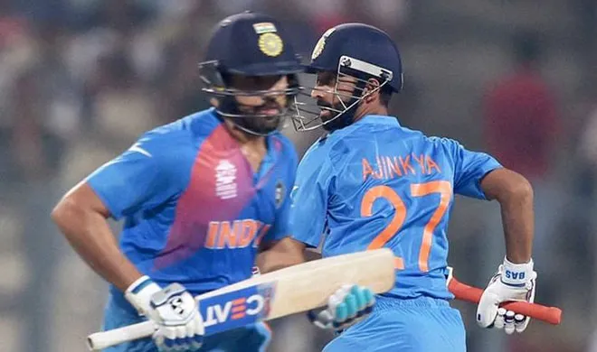 Rohit Sharma and Ajinkya Rahane | PTI Photo- India TV Hindi