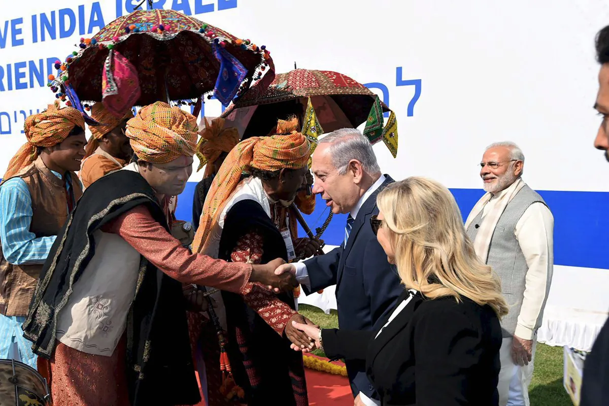 Ghoomar-performed-for-PM-Modi-and-Israeli-PM-Benjamin-Netanyahu-in-Ahmedabad- India TV Hindi