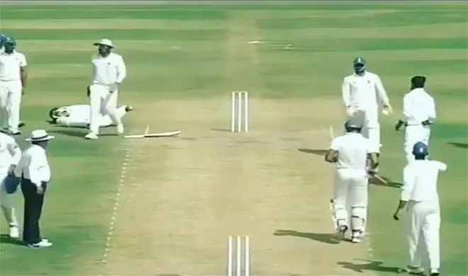Vidharbha batsman hit by a bouncer- India TV Hindi