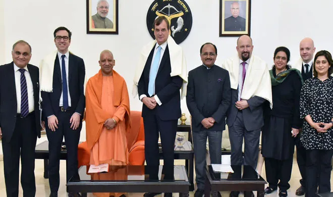yogi adityanath with British delegation- India TV Hindi