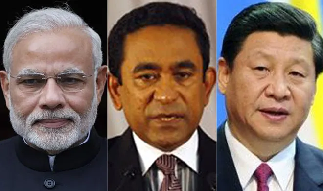 Narendra Modi, Abdulla Yameen and Xi Jinping | AP Photo- India TV Hindi
