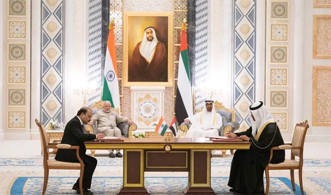 Narendra Modi and Mohammed Bin Zayed | Twitter- India TV Hindi