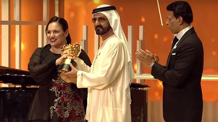 British teacher Andria Zafirakou wins $1-million global best teacher award in Dubai- India TV Hindi