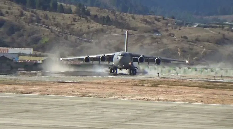 Arunachal-Pradesh-IAF-C-17-Globemaster-carries-out-historic-landing-at-Tuting- India TV Hindi