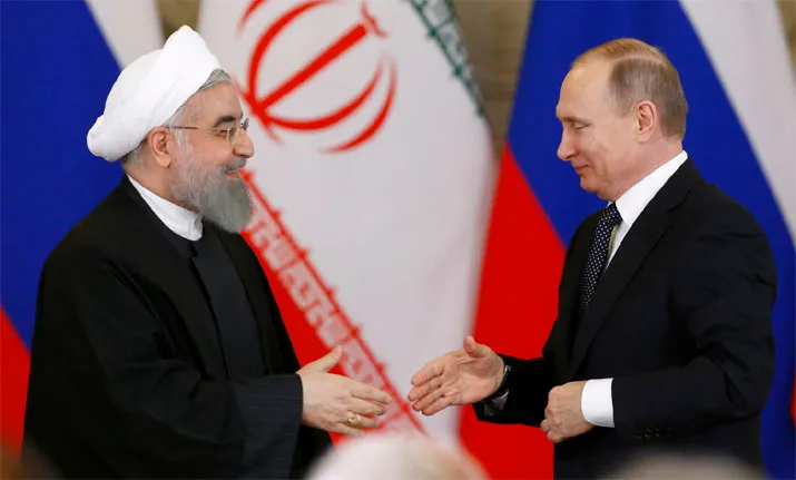 Iranian President Hassan Rouhani and Russian President Vladimir Putin | AP Photo- India TV Hindi