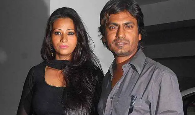 पत्नी के साथ नवाजुद्दीन सिद्दीकी- India TV Hindi