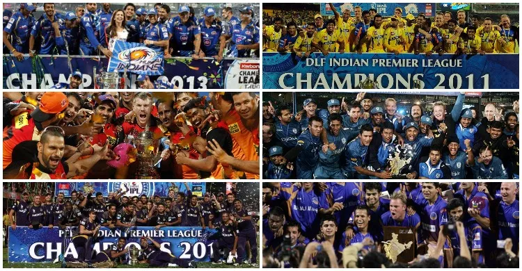 आईपीएल जीत चुकी टीमें- India TV Hindi
