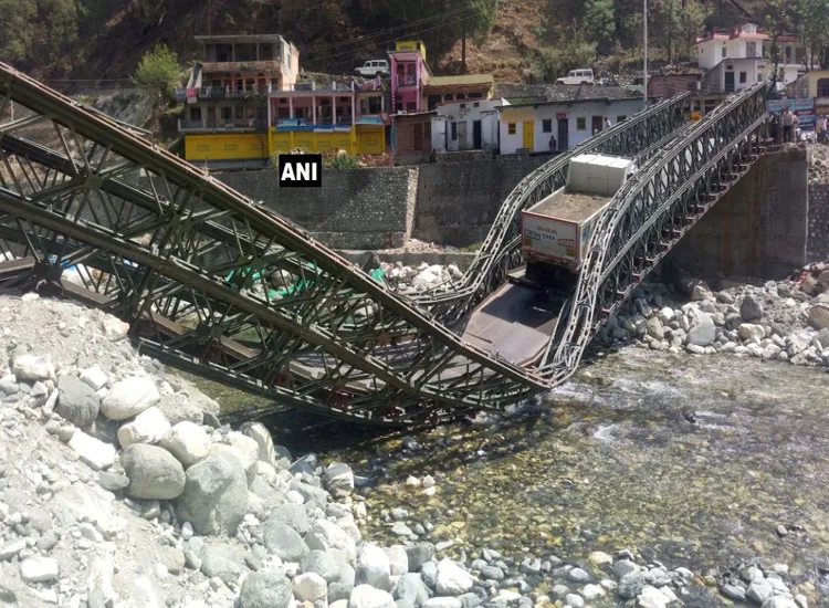 Bridge built over Assi Ganga river on Gangotri highway has...- India TV Hindi