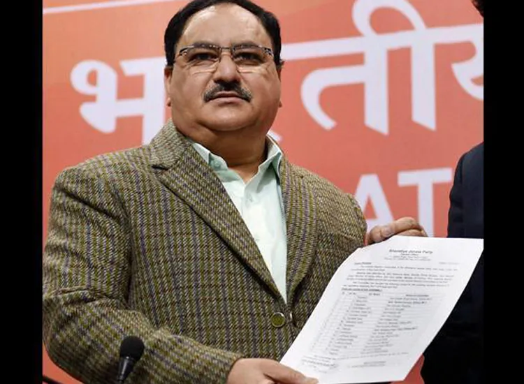
jP Nadda announced the first list of BJP candidates- India TV Hindi