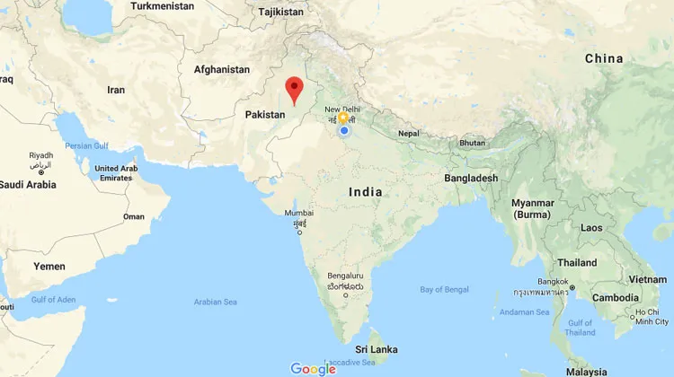 Student dies during slap fight game in Mian Channu in Pakistan | via Google Maps- India TV Hindi