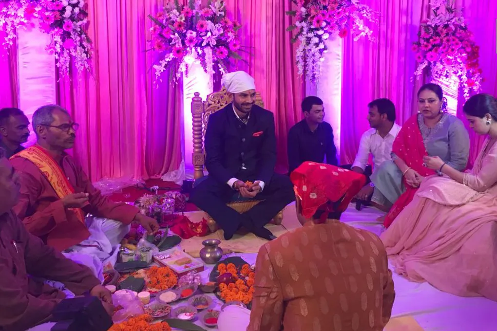 Bihar: Lalu Yadav's son Tej Pratap and Aishwarya Rai engagement ceremony- India TV Hindi