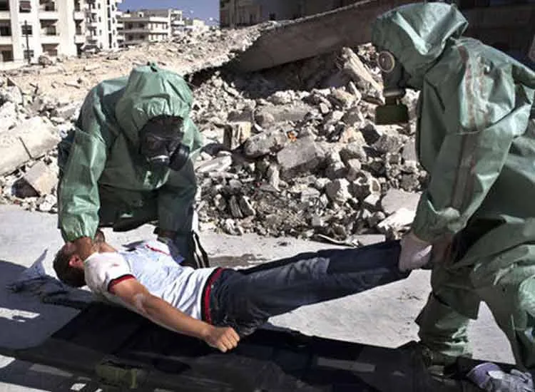 70 dead in chemical attack in Syria- India TV Hindi
