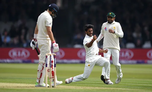 Hasan Ali celebrates after dismissing England captain Joe...- India TV Hindi