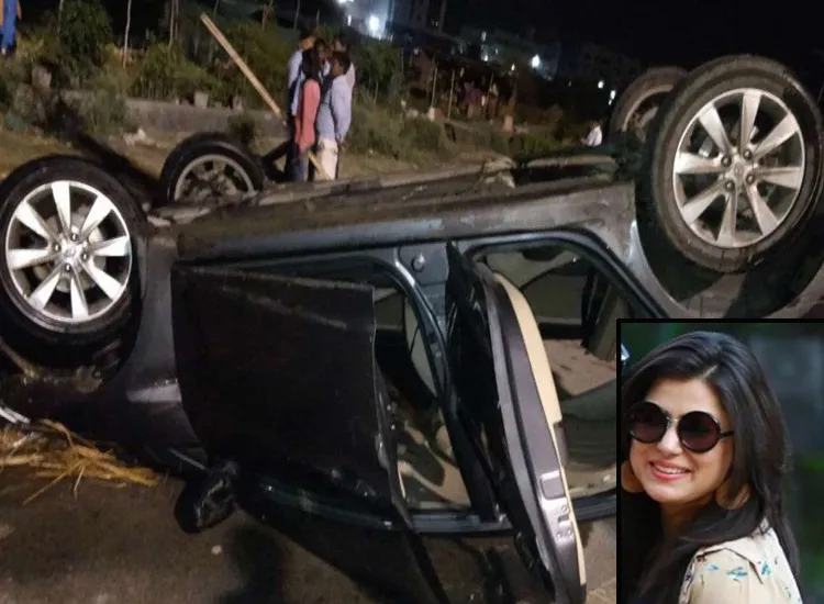 tania khanna dies after car plunges into drain in noida- India TV Hindi