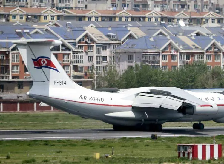 North Korea aircraft landed in China amid tight security- India TV Hindi