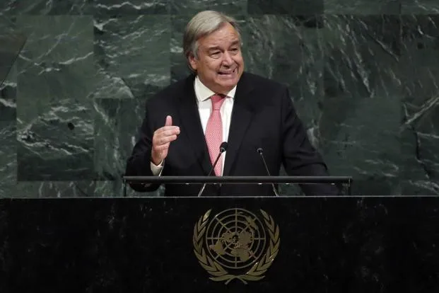 File photo of UN Secretary General Antonio Guterres. Photo:...- India TV Hindi