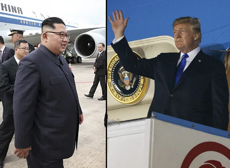 North Korean leader Kim Jong Un and US President Donald...- India TV Hindi