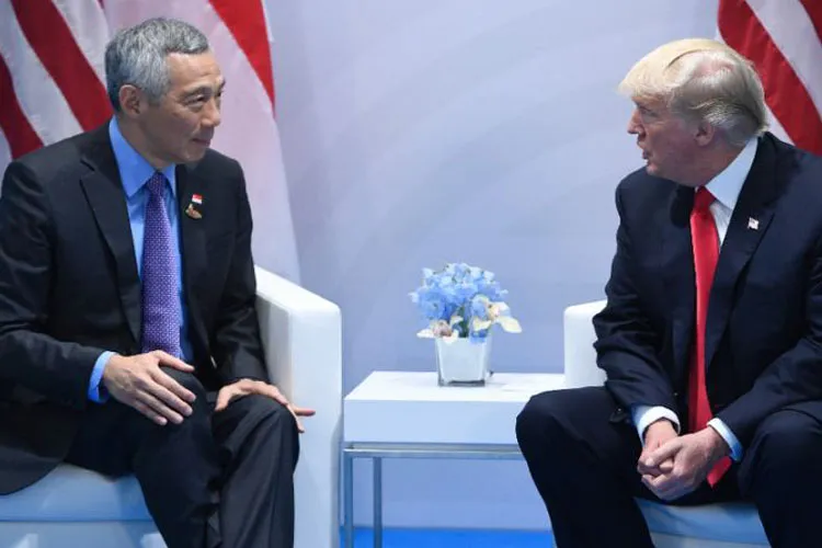  Trump thanked the Prime Minister of Singapore for meeting...- India TV Hindi