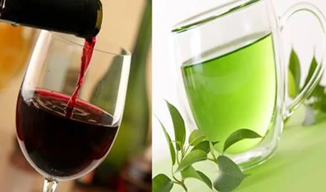 green tea and wine- India TV Hindi