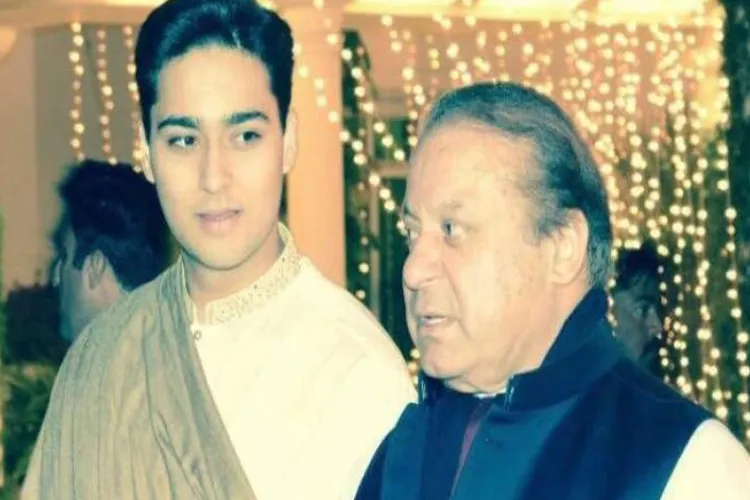 Nawaz Sharif with grandson Junaid Safdar- India TV Hindi