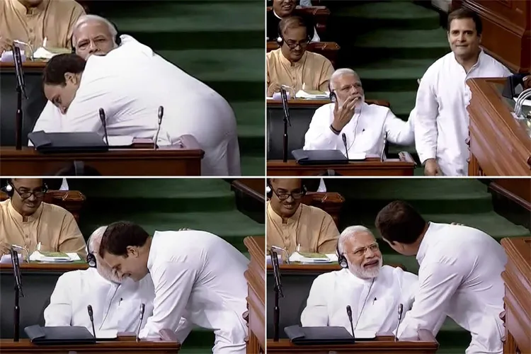 Rahul Gandhi hugged PM Modi on directions of a Tantrik, Congress habitual follower of Tantriks: BJP - India TV Hindi