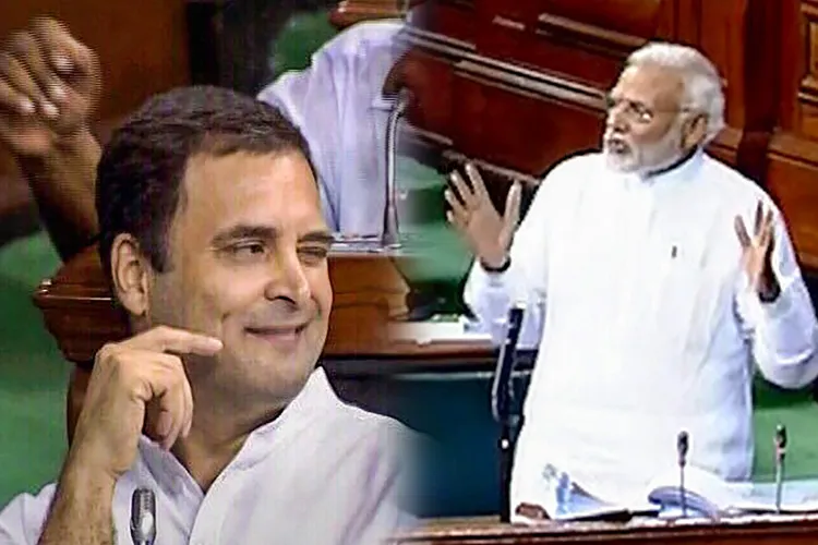 PM मोदी ने पकड़ी कांग्रेस अध्यक्ष की आंखों की हरकत, कहा- राहुल तो बच्चे हैं जी- India TV Hindi