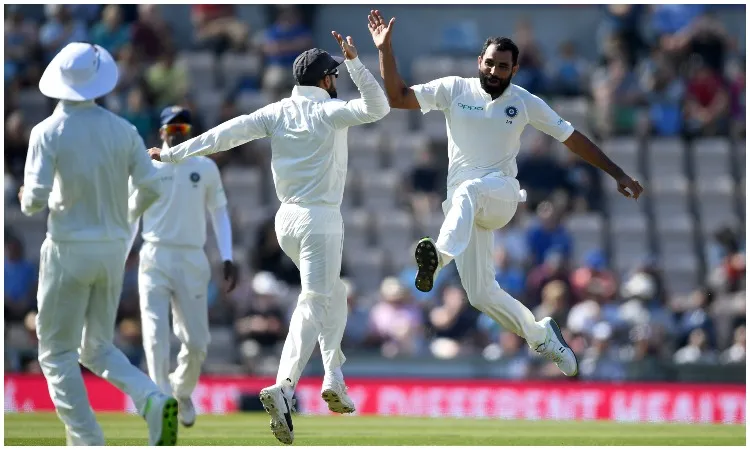 India vs England, 4th Test: Mohammed Shami celebrates with other team mates- India TV Hindi