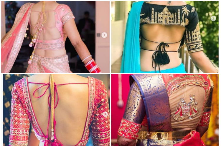Latest blouse design for bridal and 
