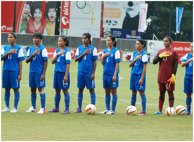 भारतीय महिला फुटबॉल...- India TV Hindi