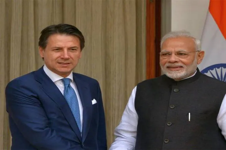 A warm welcome to the Italian Prime Minister, Mr Giuseppe Conte in India says PM Modi- India TV Hindi