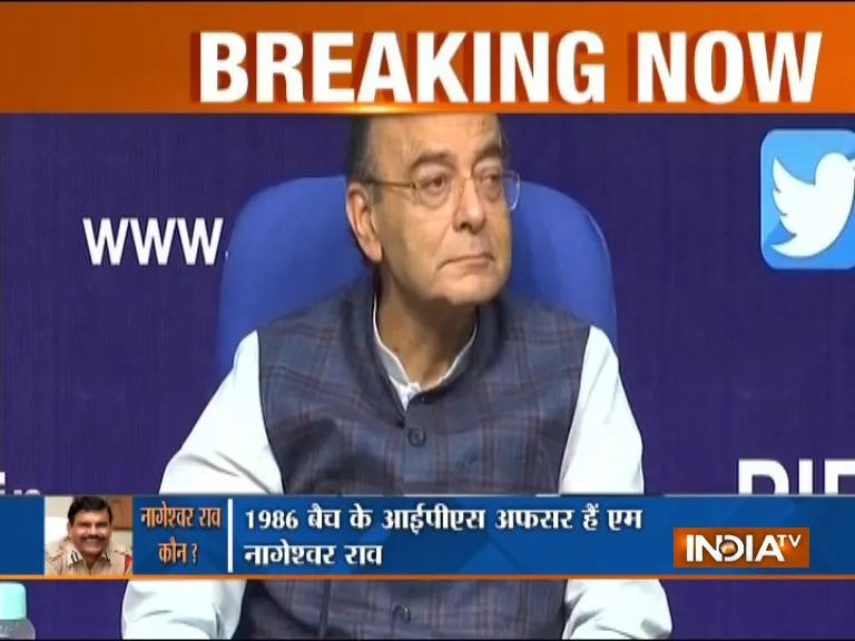 Finance Minister Arun Jaitley Statement on CBI crises- India TV Hindi