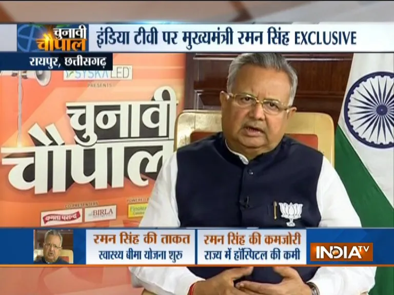 Exclusive Interview of Chhattisgarh's CM Raman Singh- India TV Hindi