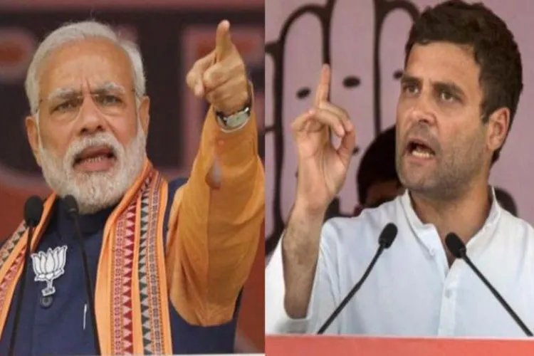 Prime Minister Narendra Modi and Congress chief Rahul Gandhi- India TV Hindi